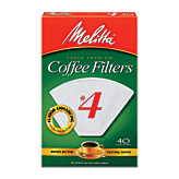 Melitta Coffee Filters #4 Cone White Full-Size Picture